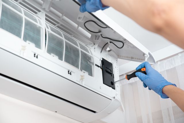 air con servicing..